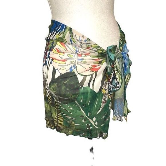 Swiminista × Christian Lacroix Short Trusty Sarong Wrap One Size New - Picture 3 of 5